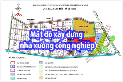 Mật độ xây dựng nhà xưởng công nghiệp